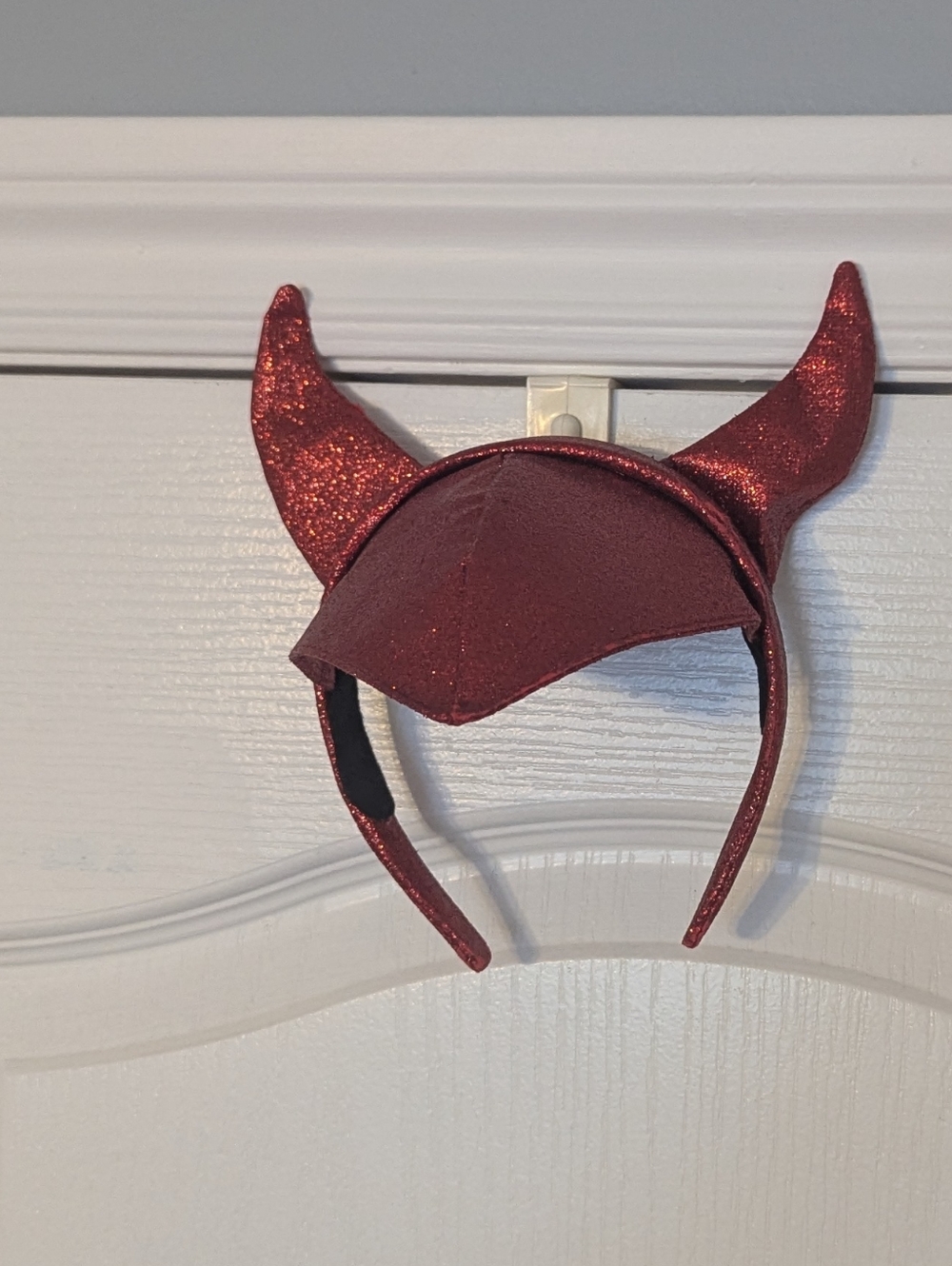 Sparkle Devil Horn Headband And Tail
